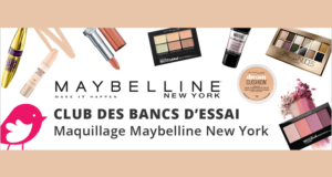 350 boîtes de 5 produits Maybeline New York à tester