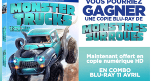 5 copies Blu-ray du film Monstres sur roues