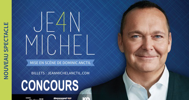 5 forfaits VIP Spectacle des Jean-Michel Anctil