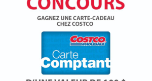 Carte-cadeau Costco de 100$