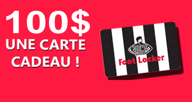 Carte-cadeau Footlocker de 100$