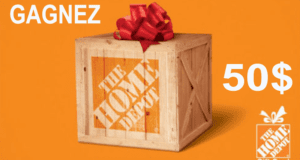 Carte cadeau Home Depot de 50$