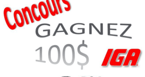 Carte-cadeau IGA de 100$