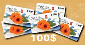 Carte-cadeau Le Choix du Président d'une valeur de 100$