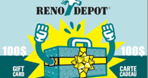 Carte-cadeau Réno-Dépôt de 100$