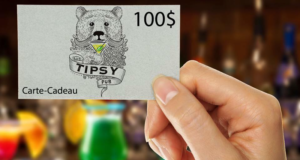 Carte cadeau Tipsy Pub de 100$