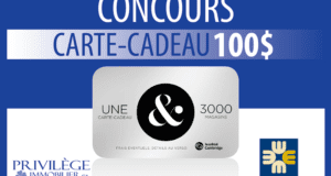 Carte-cadeau de 100$ du Carrefour de l'Estrie