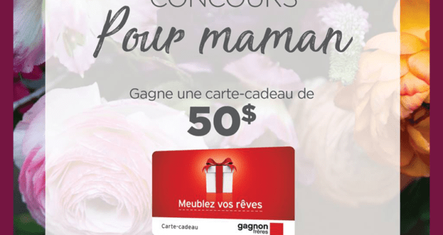 Carte-cadeau de 50$ Gagnon Frères