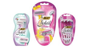 Coupon de 3$ sur un emballage de 2 rasoirs ou plus de BIC Soleil