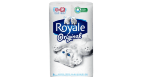 Emballage de 8 rouleaux de papier hygiénique Royale à 2,24$