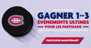 Expérience Ultime de hockey à Montréal de 4500$