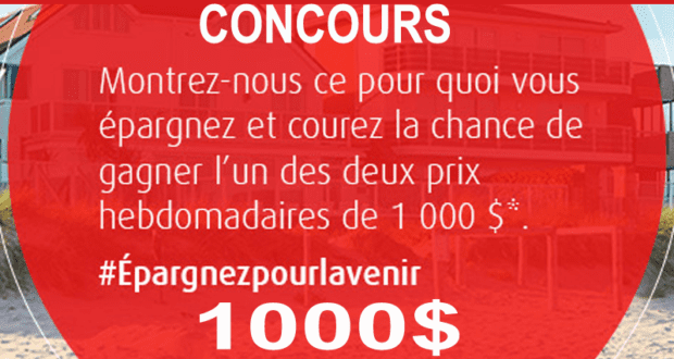 Gagnez 1000$ chaque semaine