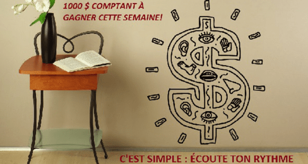 Gagnez 1000$ comptant