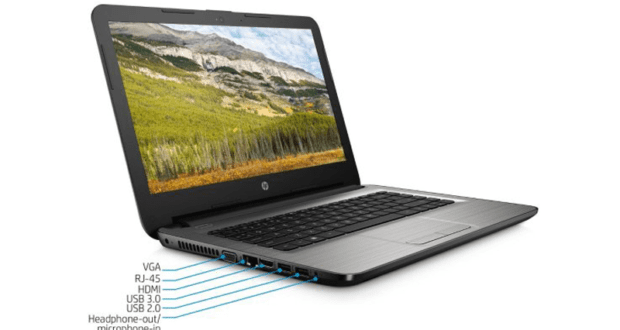 HP 14-Inch Notebook, Windows 10, AMD E2-7110 Quad Core