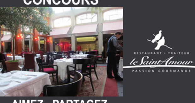 Repas 9 services au Réputé Restaurant Le Saint-Amour