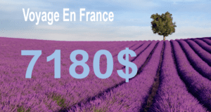 Séjour de 7180$ pour 2 personnes en France