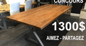 Table de salle à manger de 1300$