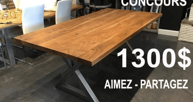 Table de salle à manger de 1300$