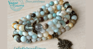 Un Bracelet Mala Amazonite