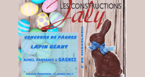 Un géant lapin en chocolat
