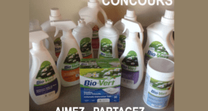 Un panier cadeau rempli de produits BIO-VERT