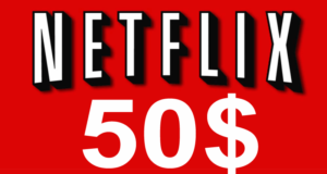 Une Carte cadeau Netflix de 50$