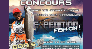 Une journée de pêche pour 4 personnes de 600$