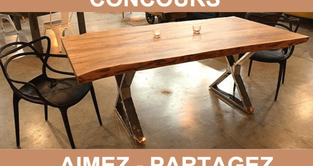 Une magnifique table live edge