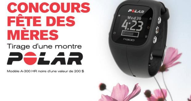 Une montre Polar A300 HR de 200$