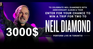 Voyage à Toronto pour voir Neil Diamond en concert