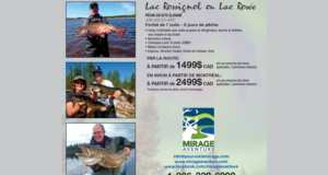 Voyage de pêche à la Pourvoirie Mirage à la Baie James