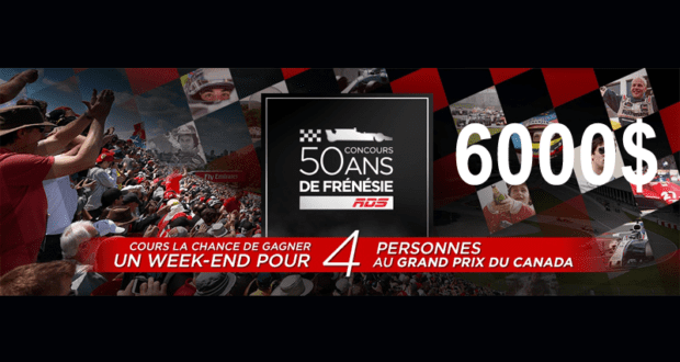 Week-end pour 4 au Grand Prix du Canada