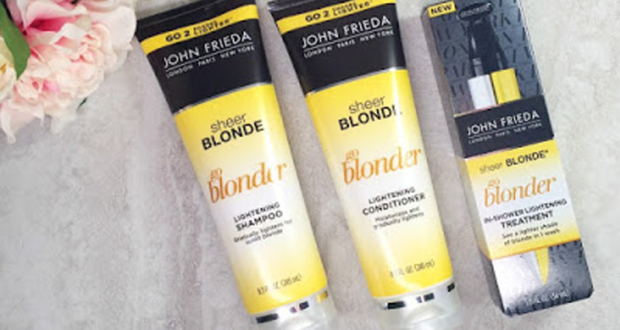 Échantillons gratuits Sheer Blonde Go Blonder de John Frieda
