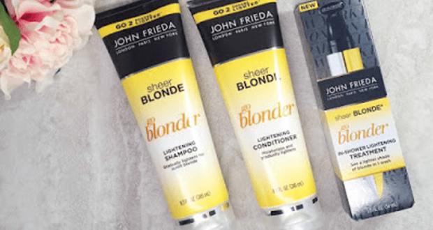 Échantillons gratuits Sheer Blonde Go Blonder de John Frieda