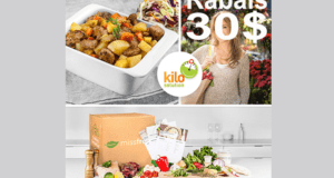 30$ de rabais sur une boîte de repas Kilo solution