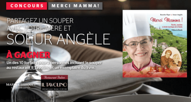 10 forfait Souper avec soeur Angèle