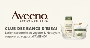 1000 ensembles nettoyants et lotions Aveeno Gratuits