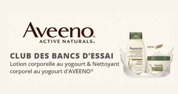 1000 ensembles nettoyants et lotions Aveeno Gratuits