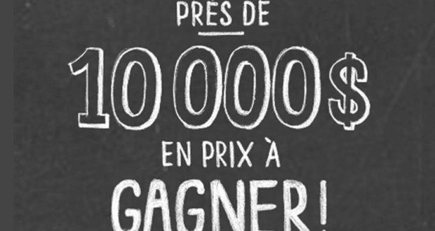 10000 $ en prix