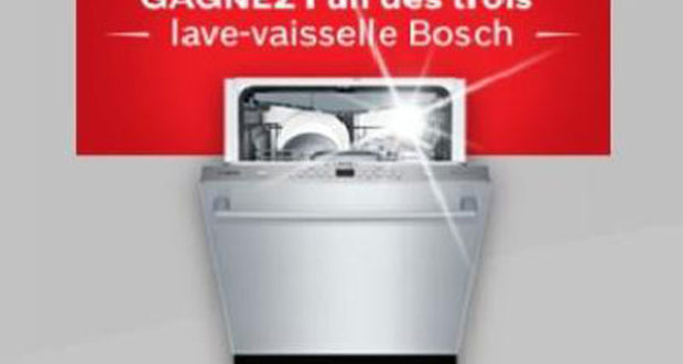 3 lave-vaisselle Bosch de 3699$