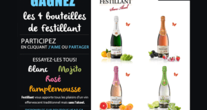 4 bouteilles de Vins mousseus sans alcool Festillant