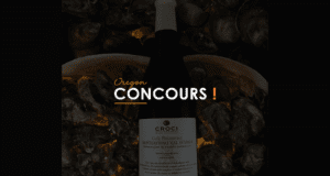 Bouteille de pétillant orange de Massimiliano Croci et +