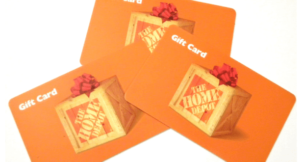 Carte cadeau Home Depot de 50$