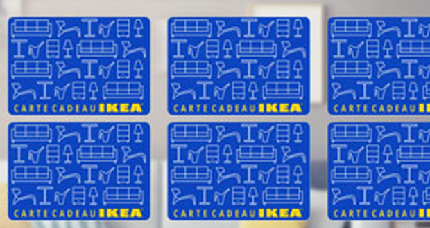 Carte-cadeau IKEA de 100$