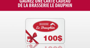Carte-cadeau Resto-Brasserie Le Dauphin de 100$