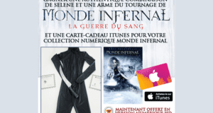 Combinaison de Selene et une arme du tournage de Monde infernal