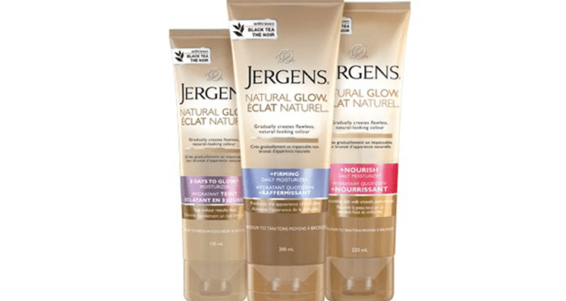 Coupon de 2$ sur un hydratant JERGENS Éclat Naturel de 120 mL