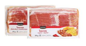 Emballage de bacon Selection à 3$