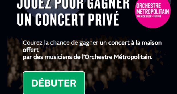 Gagnez un concert privé de 4000$