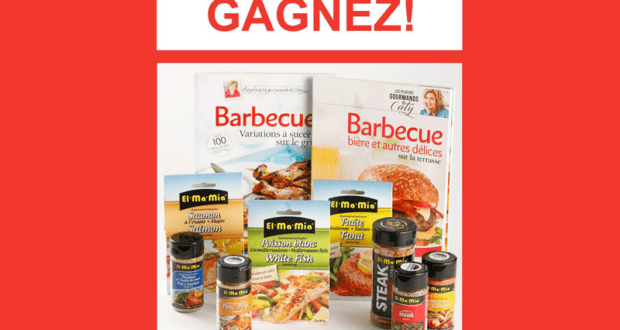 Livres et assaisonnements pour BBQ